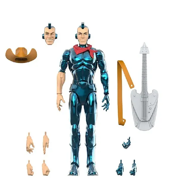 SILVERHAWKS ULTIMATES ACTION FIGURE BLUEGRASS (TOY VERSION - VAC METAL) 18 CM